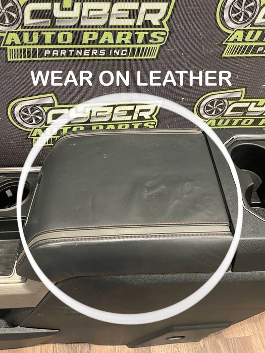 2020-22 FORD F250 F350 PLATINUM CENTER CONSOLE ASSEMBLY OEM *WEARS/READ DESC*