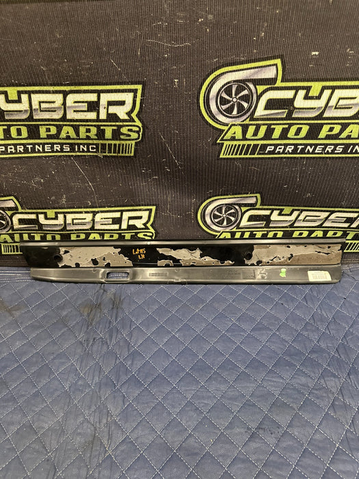 2014 PORSCHE 911 TURBO S FRONT LEFT KICK PLATE OEM *BENT #6*