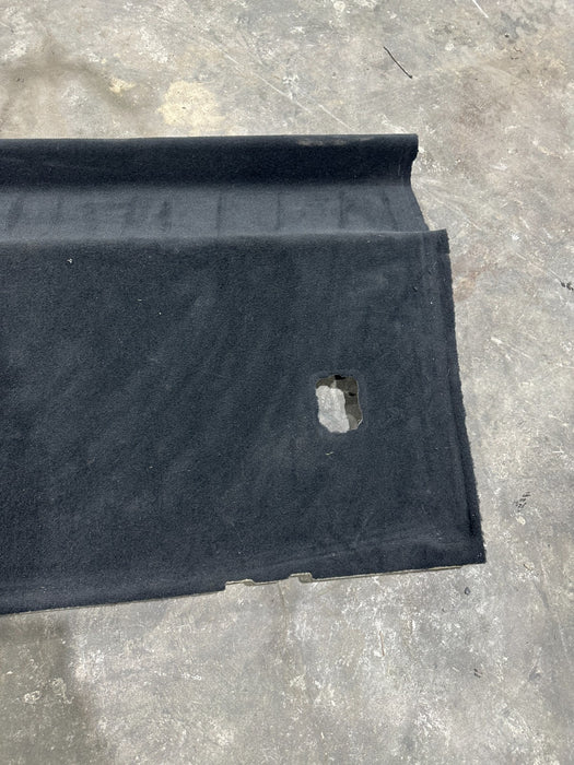 2014 PORSCHE 911 TURBO S REAR WALL CARPET SHELF OEM 991.551.031.02