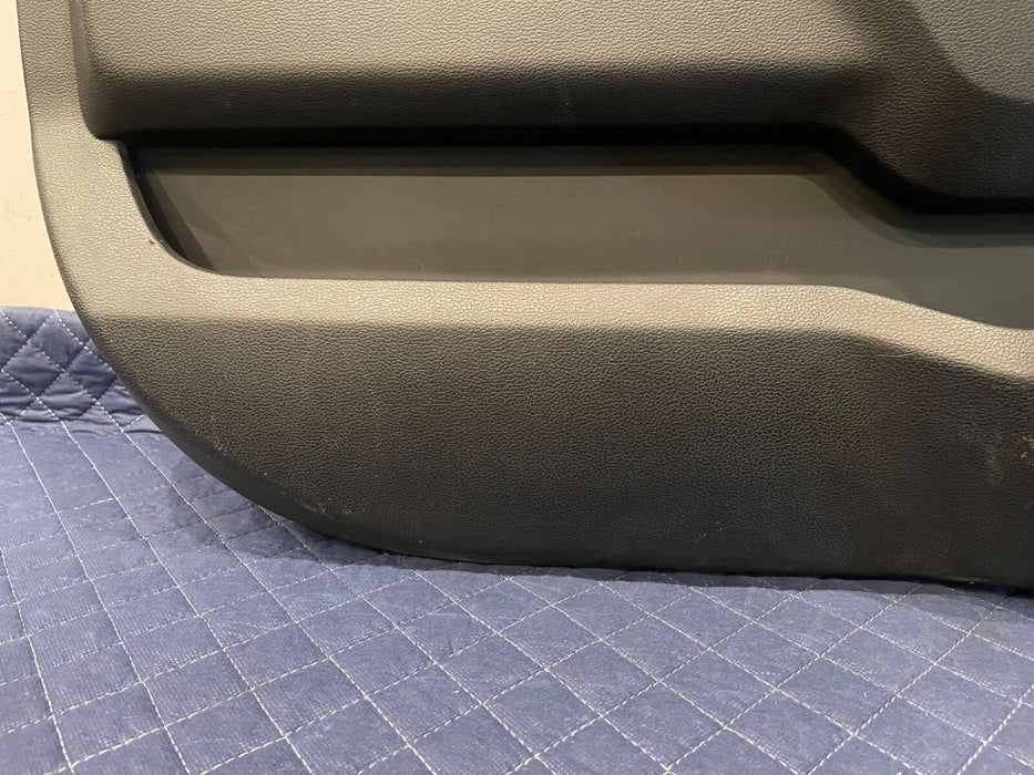 2017-2019 FORD F250 F350 BLACK FRONT DRIVER LEFT DOOR PANEL OEM SCRATCHES