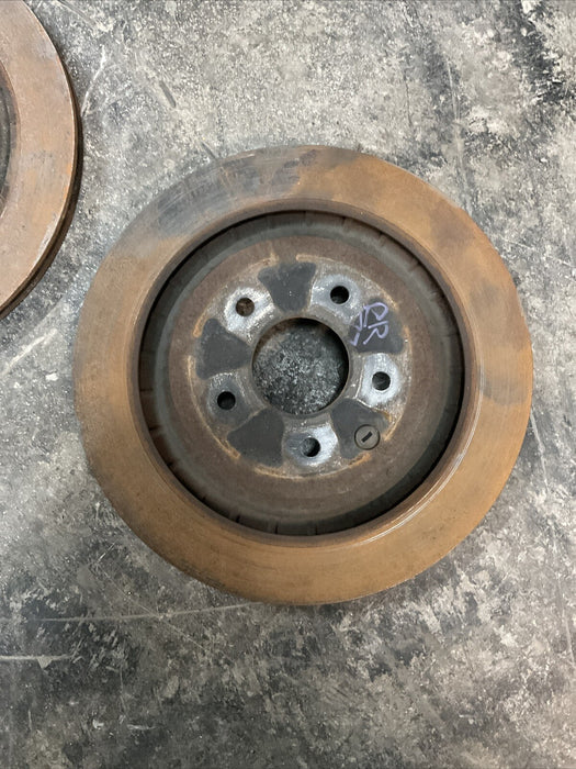 2017 NISSAN 370Z NISMO AKEBONO REAR RIGHT AND RIGHT ROTOR OEM 2009-2020