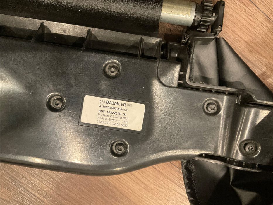 2017 MERCEDES-BENZ C63 AMG CABRIOLET REAR PARTITION SHELF COVER PANEL 2056900306