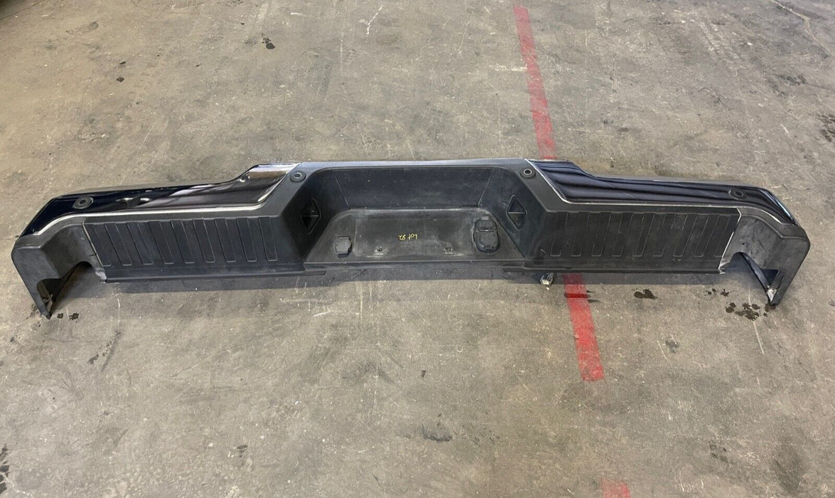 2017-2019 FORD F250 F350 COMPLETE CHROME REAR BUMPER W SENSOR HARNESS OEM