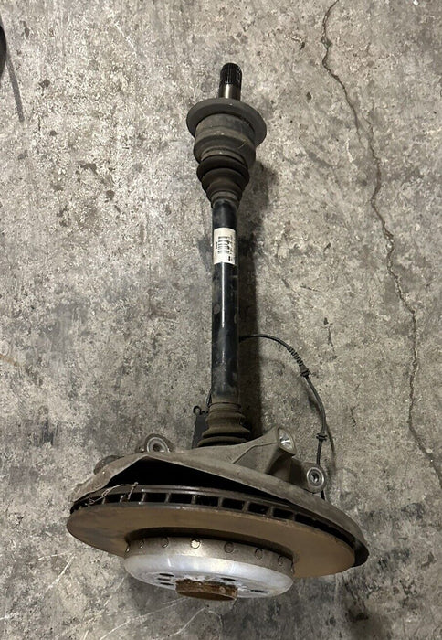 2011 BMW 550i F10 XDRIVE REAR DRIVER SIDE LEFT SPINDLE KNUCKLE AXLE SHAFT OEM