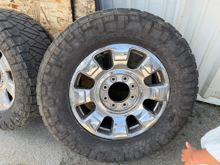 2024 FORD F250 F350 KING RANCH LARIAT FACTORY WHEELS RIMS TIRES 8X170 2005-2026