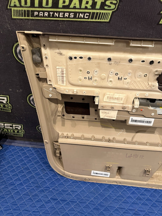 2015 DODGE RAM 2500 SLT FRONT RIGHT BROWN DOOR PANEL OEM *HEAT FLAWS 3-5*