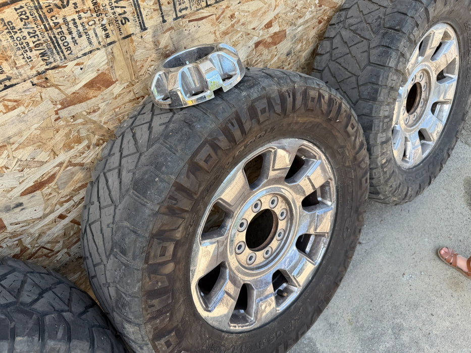 2024 FORD F250 F350 KING RANCH LARIAT FACTORY WHEELS RIMS TIRES 8X170 2005-2026