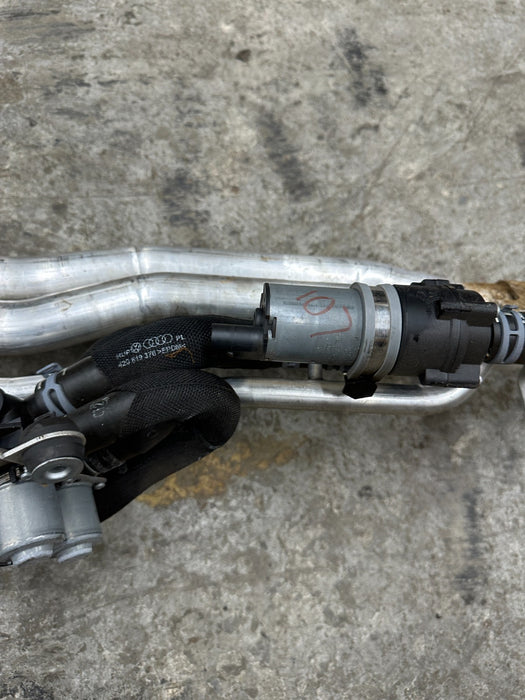 2014 AUDI R8 OEM UNDERBODY CENTER COOLANT PIPE LINE HOSE TUBE 420 121 050 B