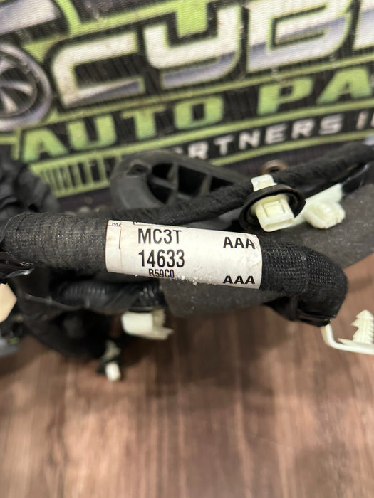 2020-2022 FORD F350 REAR DRIVER LEFT DOOR WIRE WIRING HARNESS OEM MC3T-14633-AAA