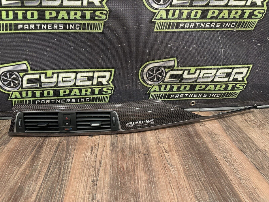 2020 BMW M4 F82 CARBON FIBER AIR VENTS & IDRIVE CONTROLLER HERITAGE EDITION OEM