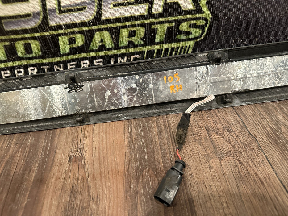 2021 AUDI R8 INTERIOR CARBON FIBER LEFT RIGHT KICK SCUFF PLATES OEM *READ*