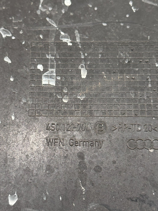 2021 AUDI R8 RIGHT PASSENGER SIDE AIR GUIDE TRIM OEM 4S0 121 706