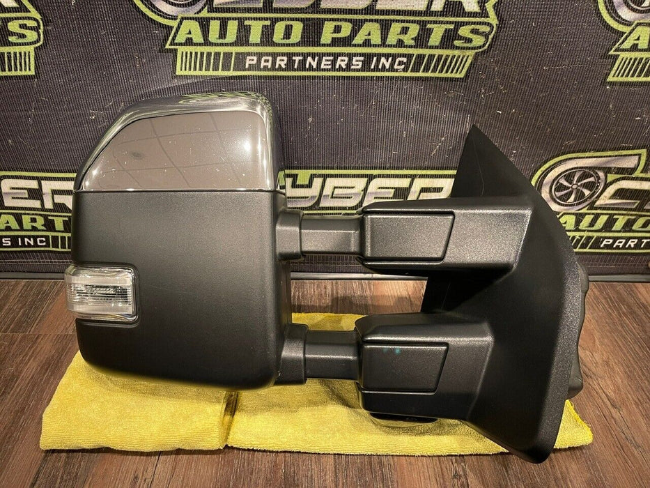 2017-22 FORD F250 F350 F450 PASSENGER RIGHT TOW MIRROR W CAMERA OEM *MINOR FLAWS