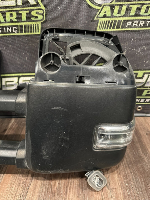 2017-19 FORD F250 F350 F450 LEFT TOW MIRROR W CAMERA OEM *DAMAGED*