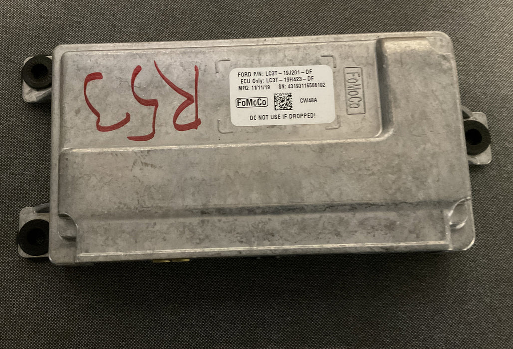 2020 FORD F450 PLATINUM DRIVER ASSIST CAMERA CONTROL MODULE LC3T-19J201-DF OEM.
