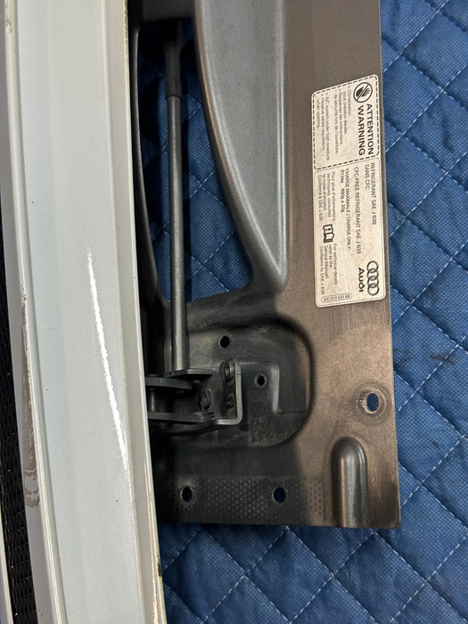 2008-2015 AUDI R8 V10 COUPE REAR SPOILER WING ASSEMBLY WHITE ~MINOR COSMETIC~