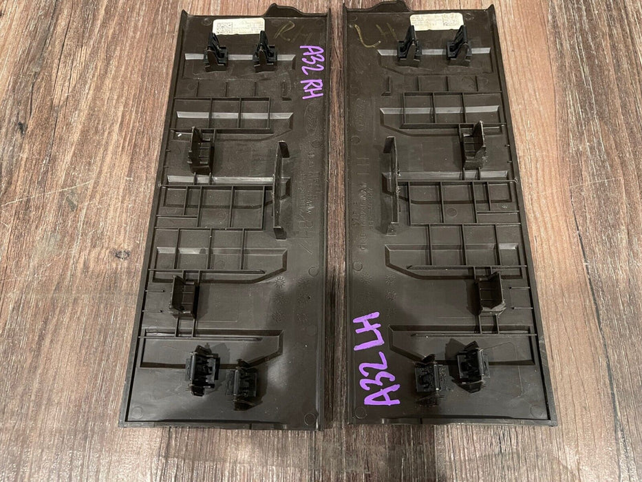 2017-2019 FORD F250 F350 KING RANCH REAR LEFT RIGHT KICK PLATES OEM MINOR SCUFFS