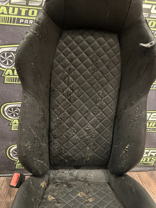 2017 2021 AUDI R8 PLUS DIAMOND STITCHED LEFT DRIVER SEAT ~DAMAGE~ OEM