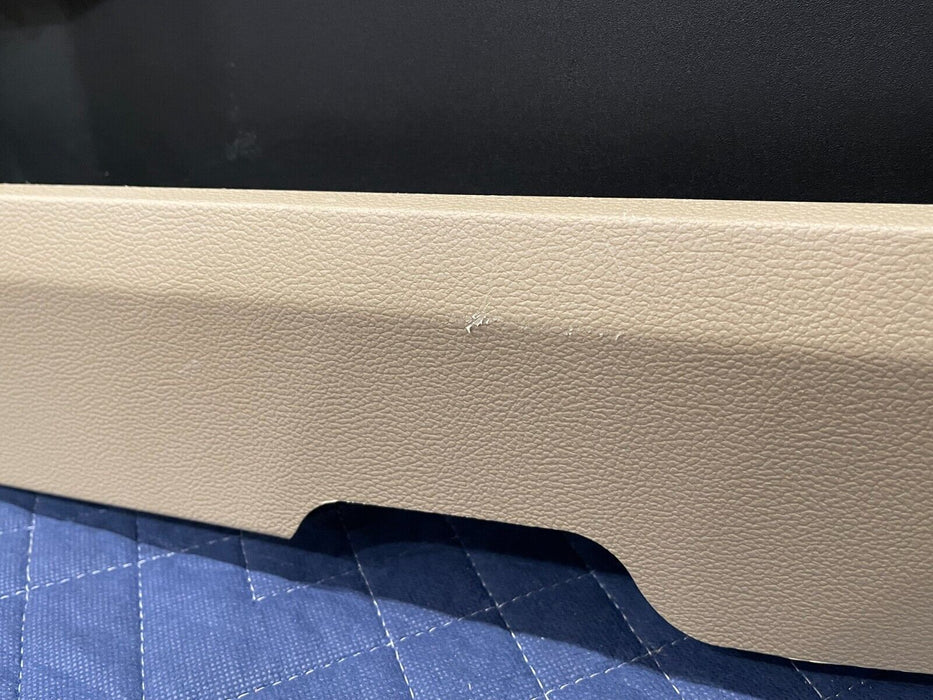 2017-2019 FORD F250 F350 TAN LARIAT CENTER CONSOLE W/ NO LID OEM *SCUFFS*