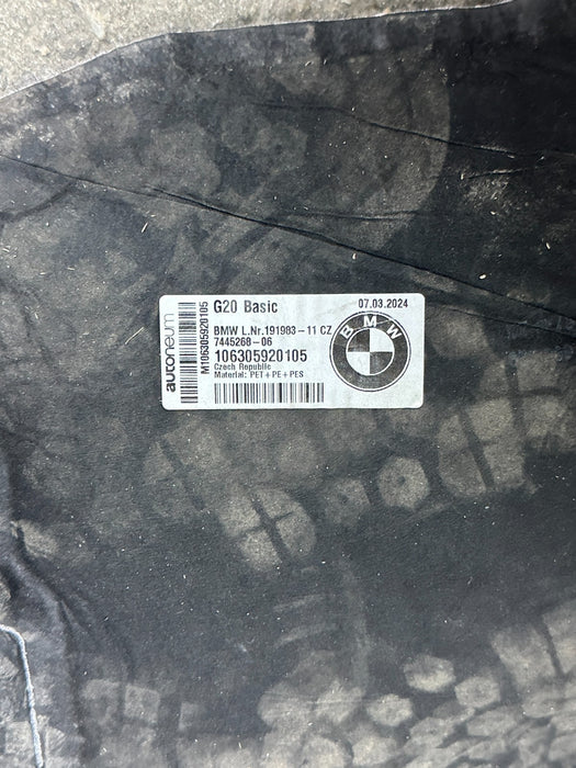 2024 BMW M3 M4 G80 G82 REAR TRUNK SOUNDPROOF INSULATION COVER OEM 7445268