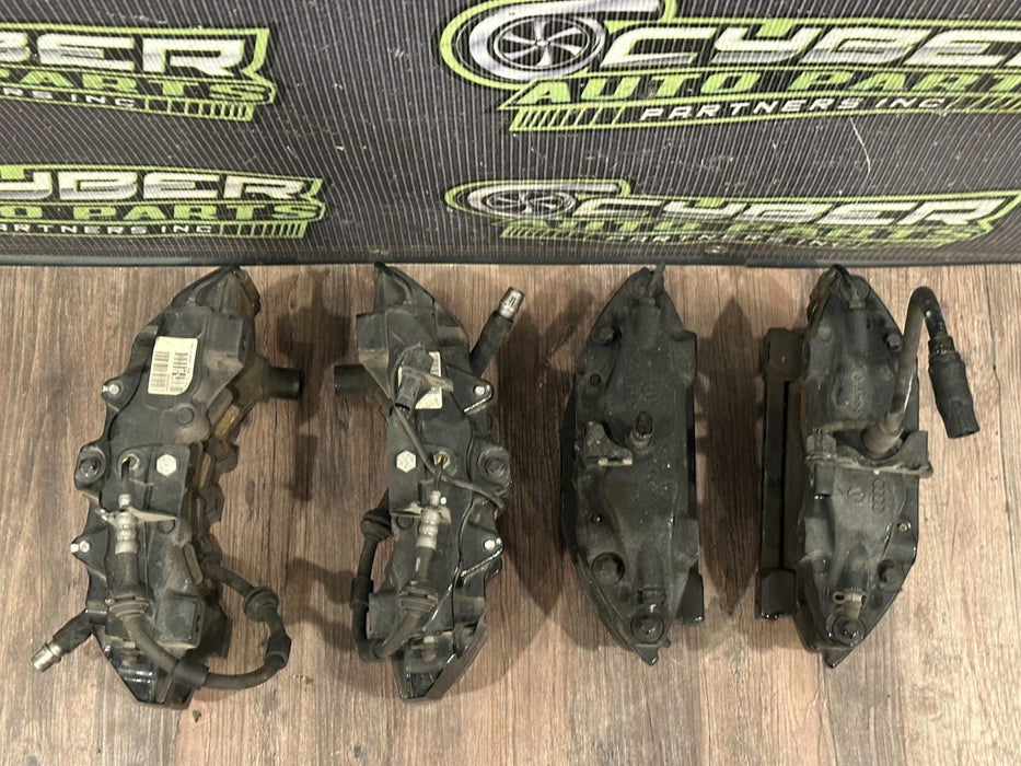 2014 Audi R8 SPYDER FRONT REAR BRAKE CALIPER SET OEM