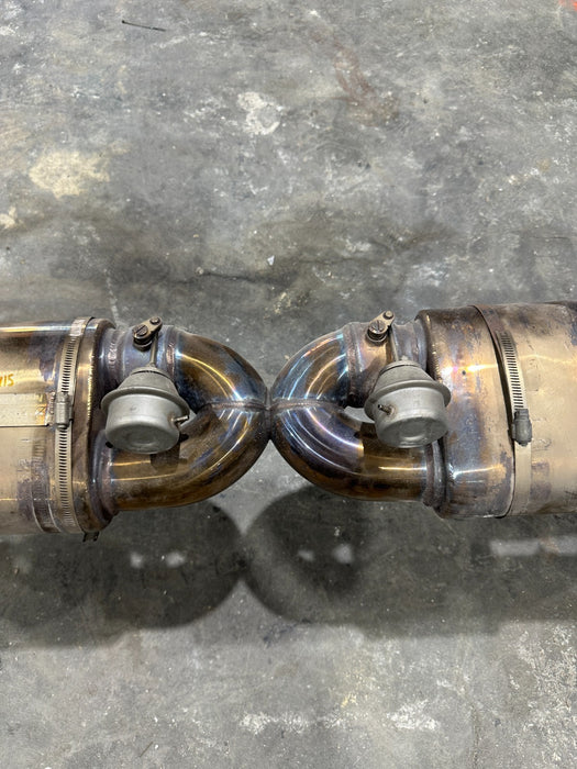 2014 PORSCHE 911 TURBO S 991 Fi Exhaust SYSTEM TITANIUM VALVED