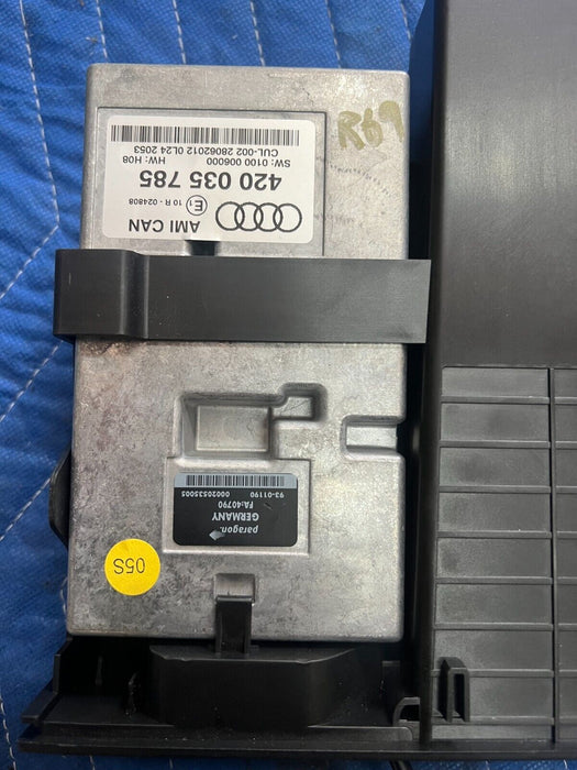 2012 AUDI R8 RADIO MEDIA INTERFACE CONTROL MODULE ECU ECM 420035785 OEM