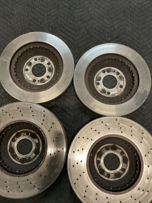 2014 MERCEDES S550 W222 BRAKE ROTORS FRONT REAR SET OEM