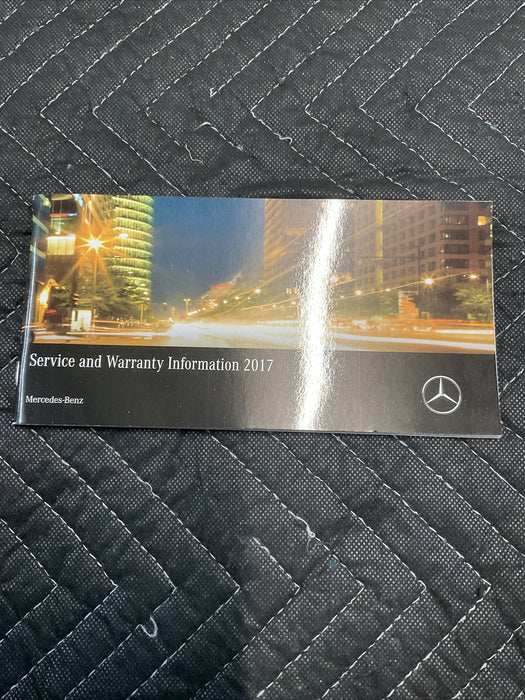 2017 MERCEDES-BENZ C63 AMG A205 OPERATOR & MAINTENANCE MANUALS W/ BAG OEM