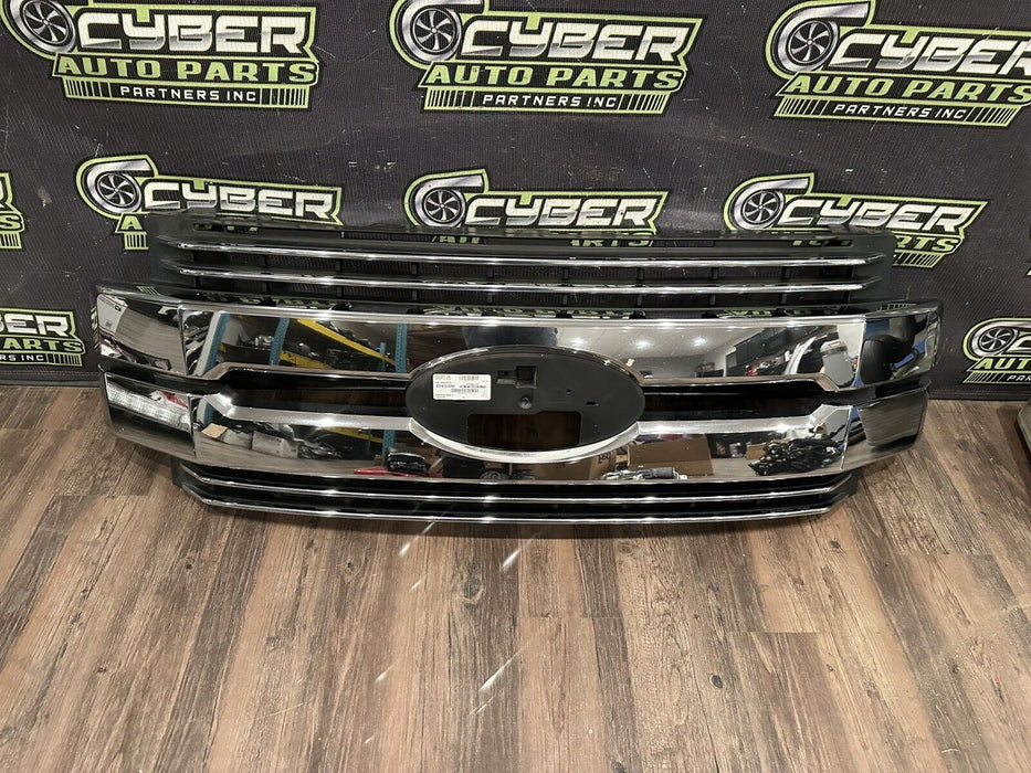 2017 2018 2019 FORD F250 F350 F450 LARIAT CHROME GRILLE OEM
