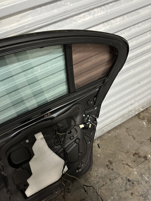 2011 BMW 550i F10 5 SERIES REAR RIGHT DOOR GRAPHITE METALLIC (A90)~MINOR SCUFFS~