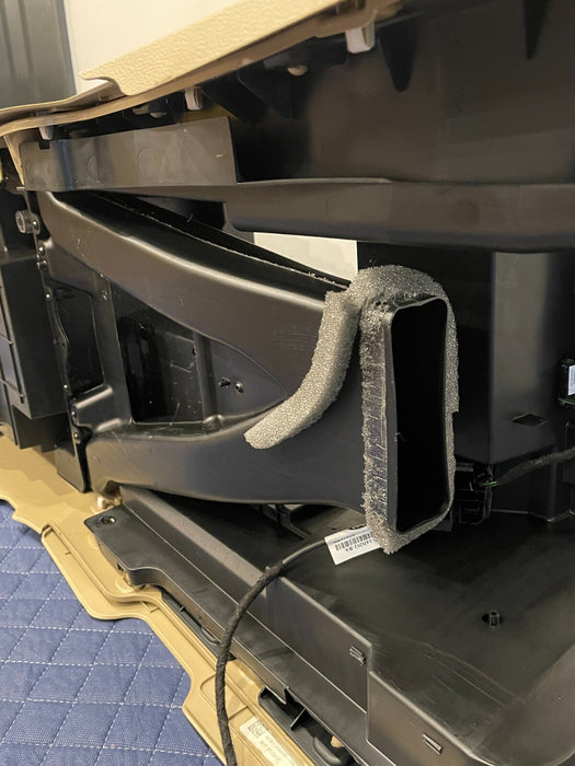 2017-2019 FORD F250 F350 TAN LARIAT CENTER CONSOLE W/ NO LID OEM *SCUFFS*