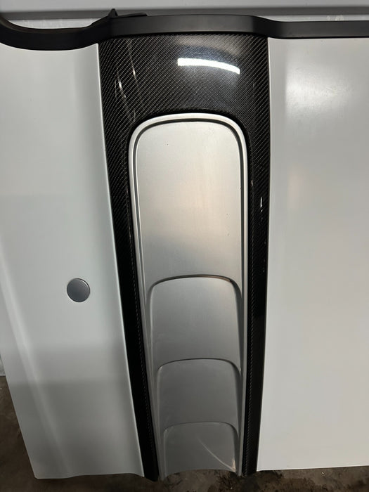 2017 2018 AUDI R8 SPYDER PLUS CONVERTIBLE SOFT TOP ENGINE LID CARBON FIBER OEM