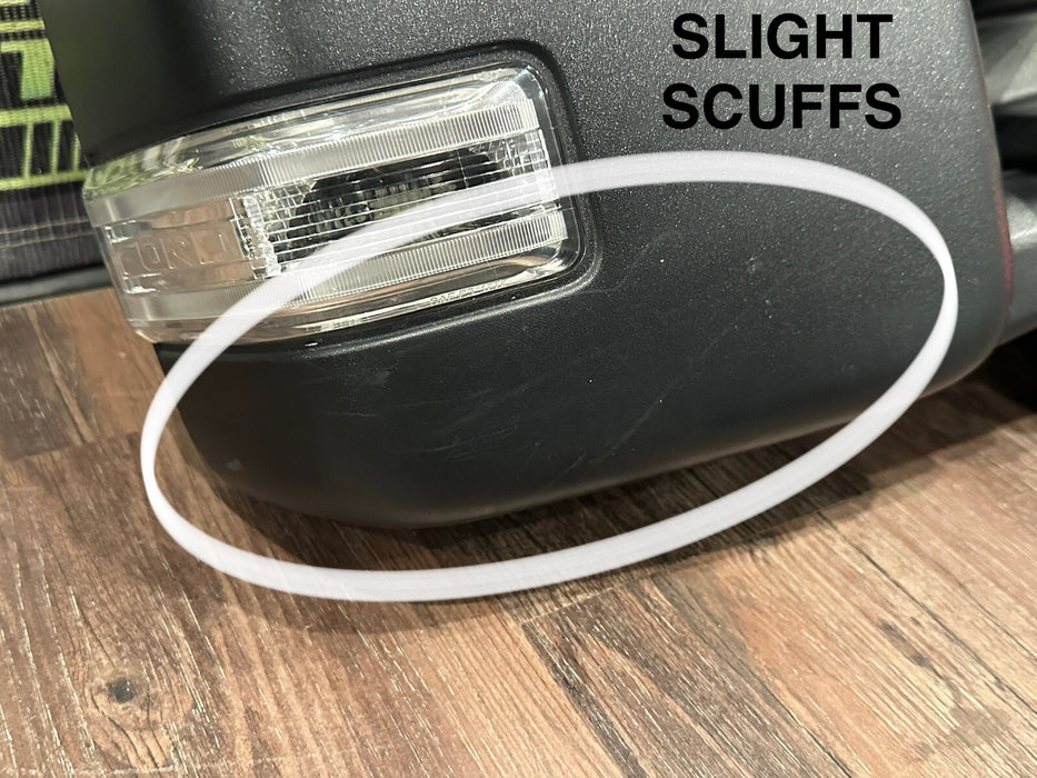 2023-2024 FORD F350 PASSENGER RIGHT CHROME CAP TOW MIRROR W CAMERA OEM