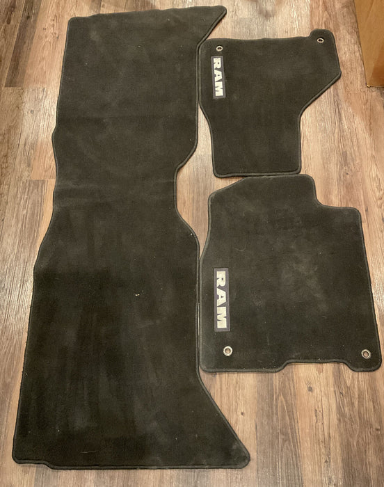 2017 DODGE RAM 2500 3500 INTERIOR FRONT REAR CARPET MATS OEM 1EH68/1PL44/1QW30