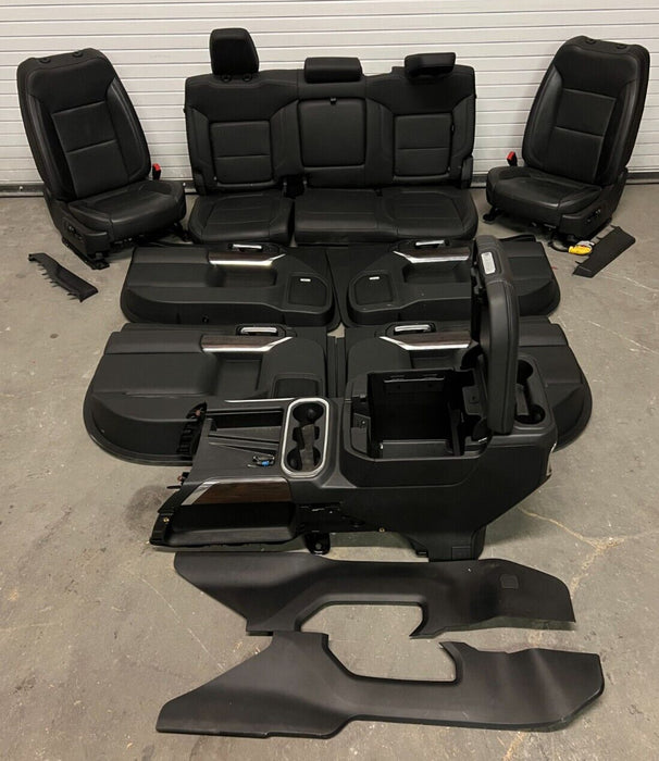 2020 2021 2022 GMC SIERRA SLT 2500 3500 INTERIOR SEATS DOOR PANELS SET HEATED