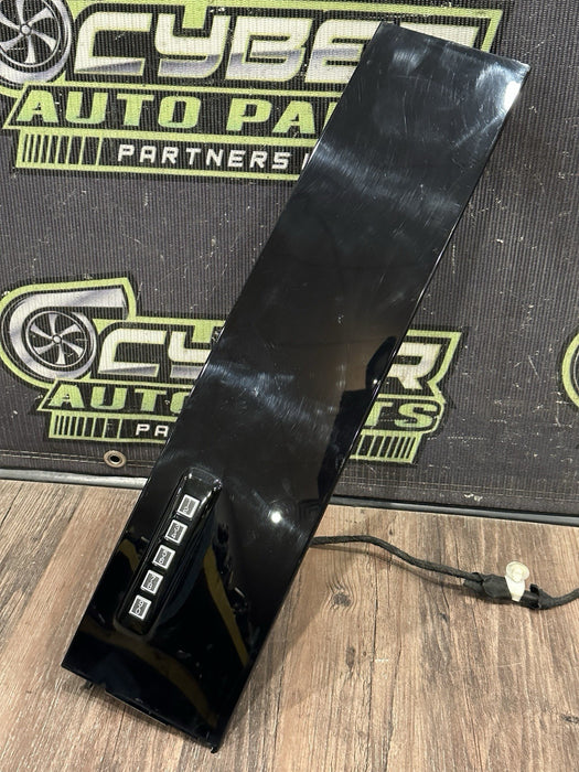 2017-19 FORD F250 F350 FRONT LEFT GLOSS BLACK DOOR B PILLAR TRIM OEM