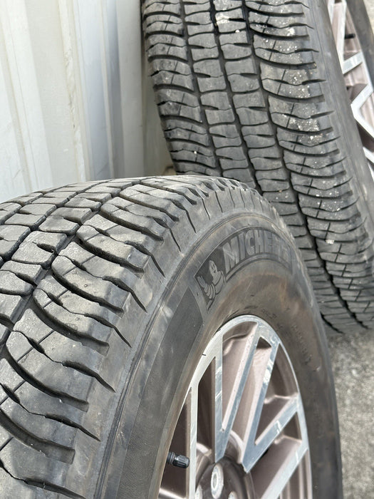2019 FORD F250 F350 LARIAT WHEELS TIRES 20" 8X170 MICHELIN TIRES ~CURBRASH~