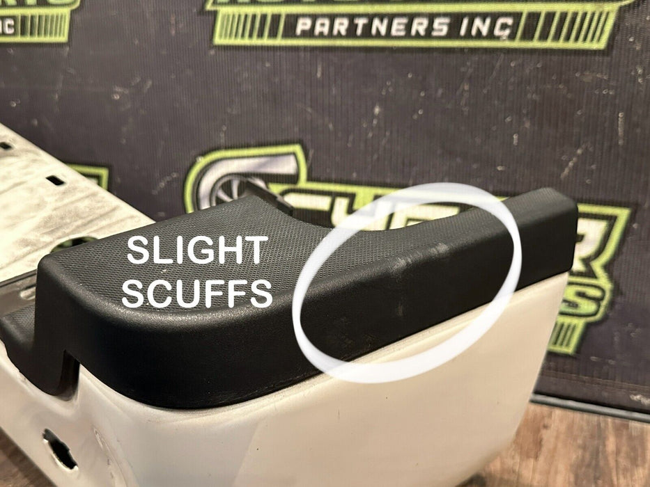 2017-22 FORD F250 F350 F450 REAR RIGHT BUMPER CORNER MET WHITE (UG) OEM *READ*