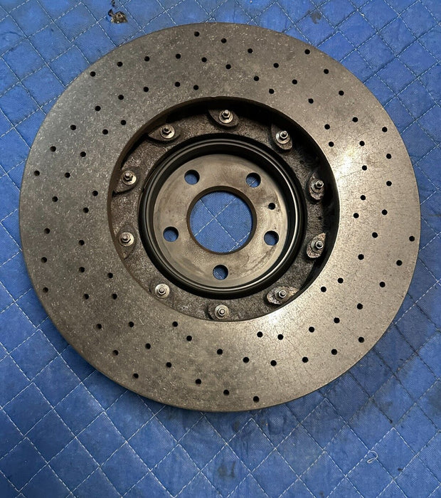 2017 2018 2020 2021 2022 2023 AUDI R8 PLUS FRONT LEFT CARBON CERAMIC ROTOR OEM