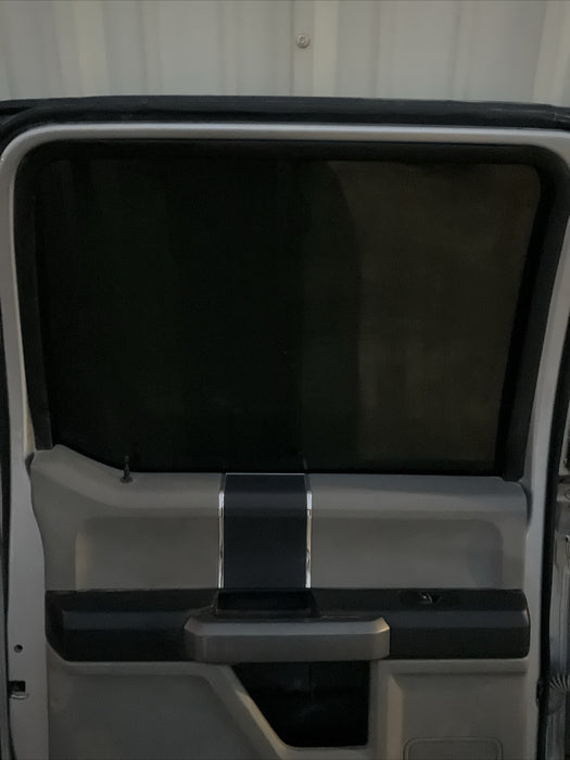 2017-2019 FORD F250 F350 F450 REAR DRIVER LEFT DOOR W/PANEL~MINOR COSMETIC~