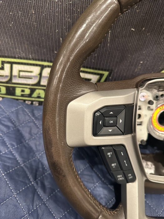 2019 FORD F250 F350 F450 LIMITED STEERING WHEEL STEERING/ADAPTIVE CRUISE OEM