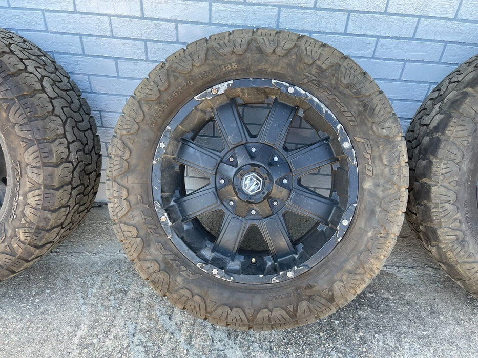 2017-2022 FORD F250 F350 MAYHEM AFTERMARKET WHEEL RIM TIRES (3)