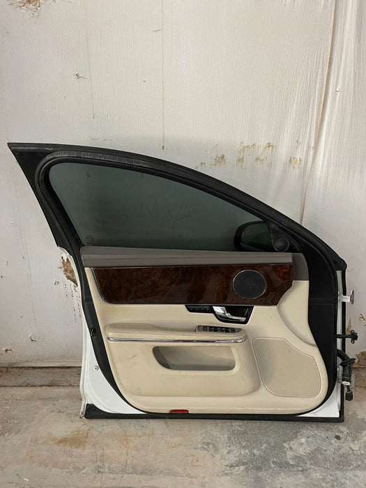 2011 JAGUAR XJ FRONT LEFT DOOR DRIVER WHITE