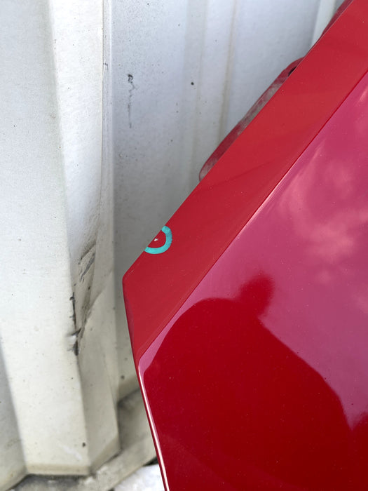 2017 NISSAN 370 NISMO FRONT DRIVER LEFT RED FENDER OEM (A54) *PAINT CHIPS* -READ