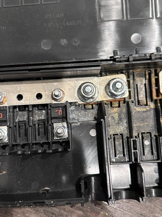 2015 JAGUAR F TYPE R POWER SUPPLY MODULE TRUNK POSITIVE BATTERY EX53 14300 AD