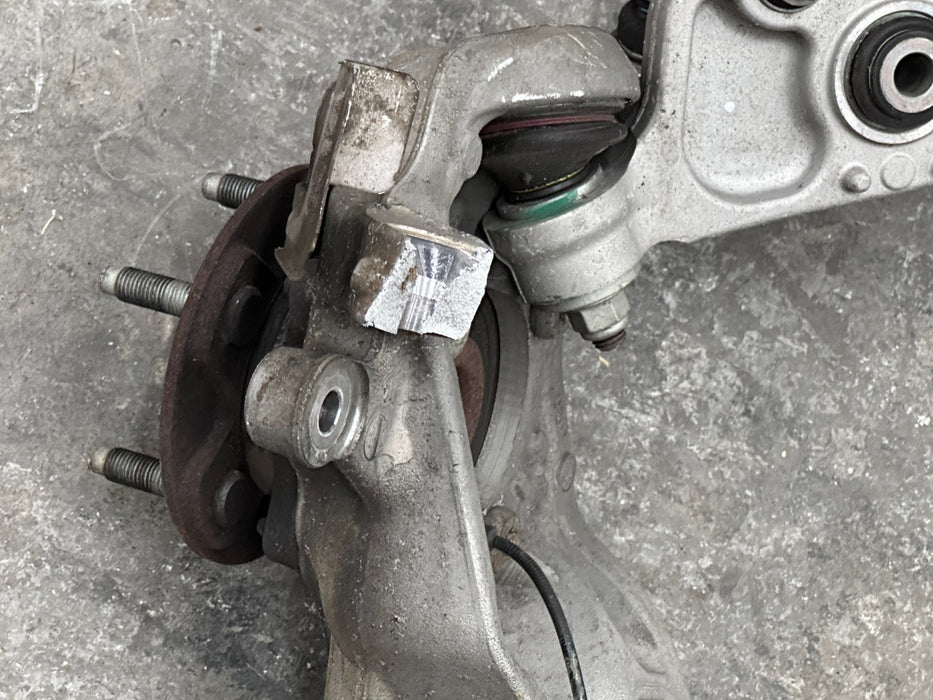 2015 JAGUAR F TYPE FRONT RIGHT KNUCKLE SPINDLE OEM EX53-3K185-AB *DAMAGE 7-8*