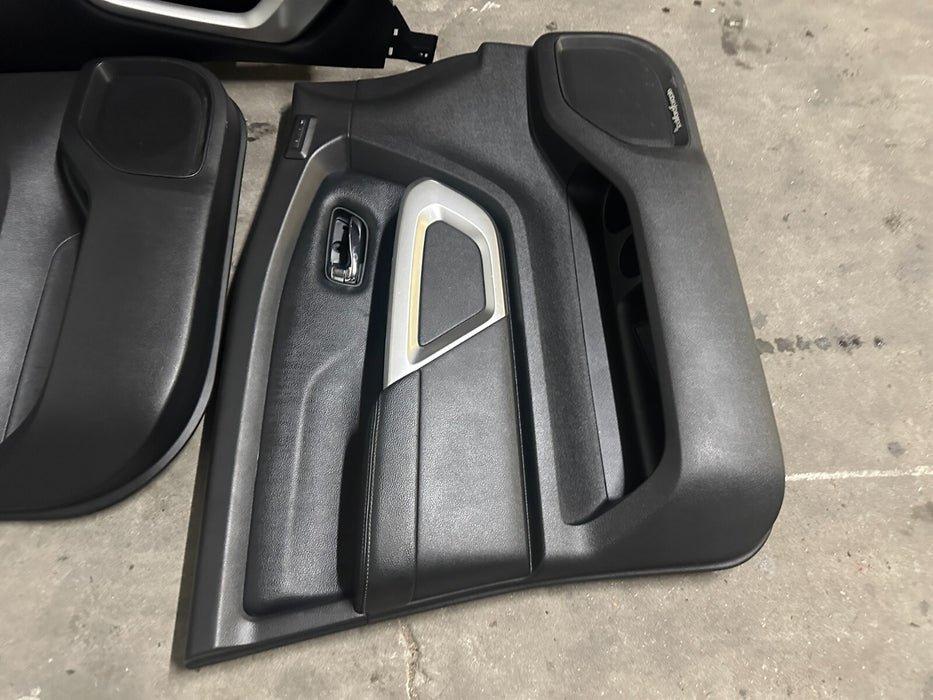2016-2019 NISSAN TITAN PRO-4X BLACK INTERIOR SEATS CENTER CONSOLE DOOR PANELS