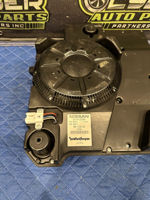 2017 NISSAN TITAN XD AUDIO SUBWOOFER OEM