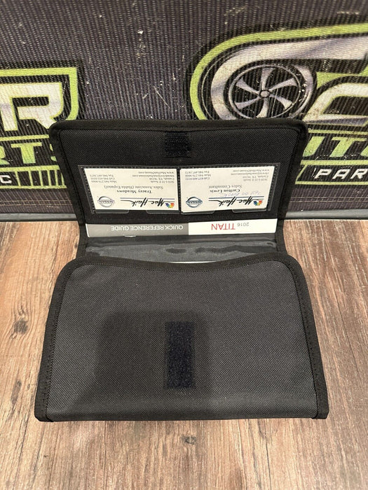 2016 NISSAN TITAN OWNERS MANUAL BOOKLET SET OEM